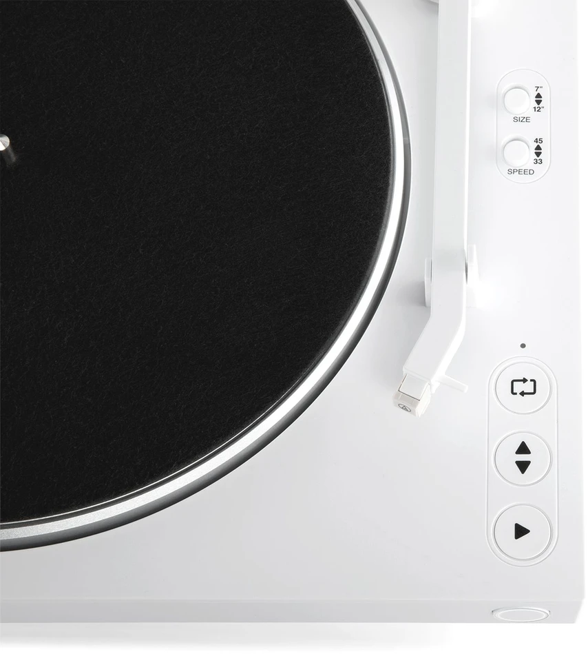 „Victrola VPT-800-WHT-INT“ automatinis patefonas, baltas