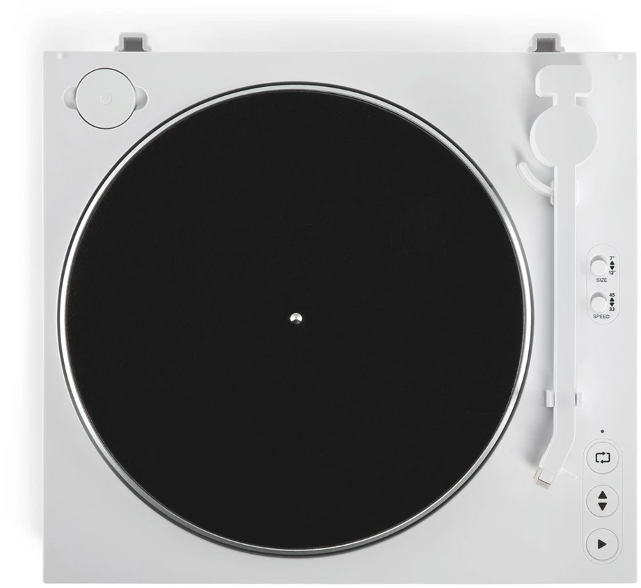 „Victrola VPT-800-WHT-INT“ automatinis patefonas, baltas