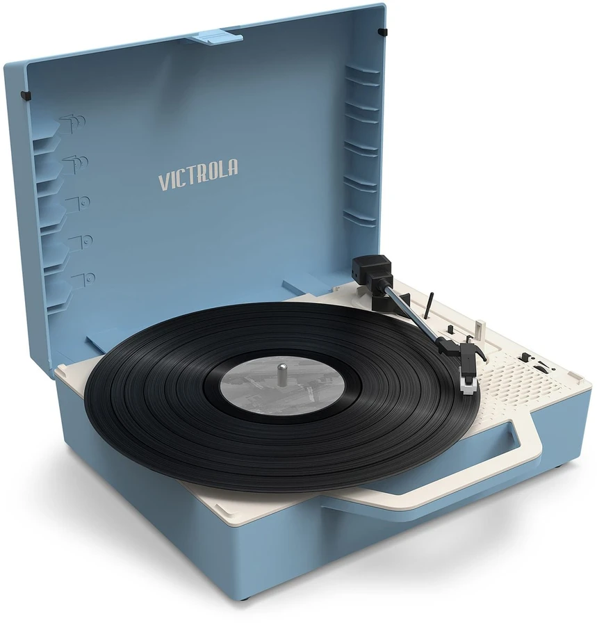 Patefonas Victrola Re-Spin Mėlyna