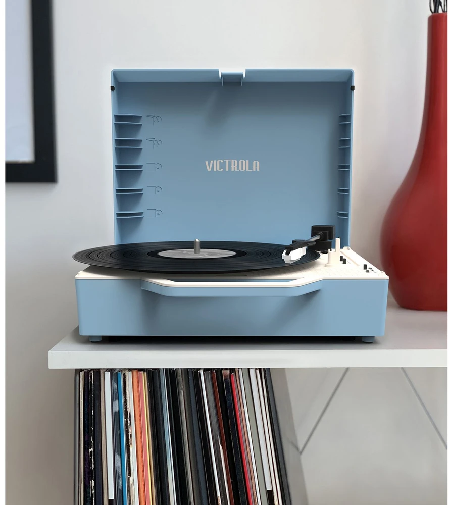 Patefonas Victrola Re-Spin Mėlyna