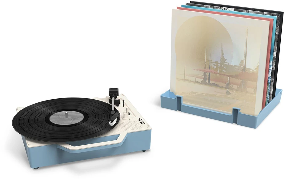 Patefonas Victrola Re-Spin Mėlyna