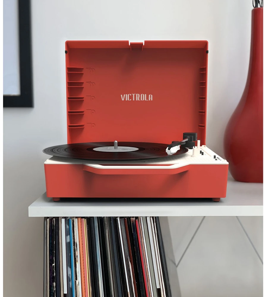 Patefonas Victrola Re-Spin VSC-725SB, Raudonos spalvos