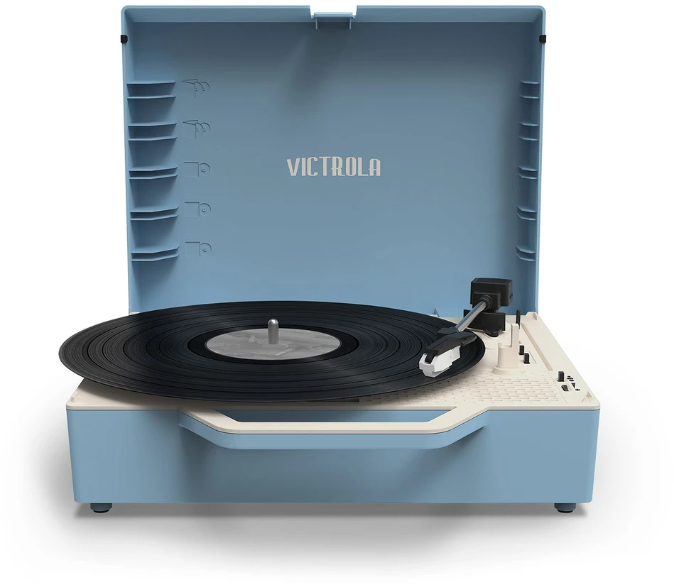 Patefonas Victrola Re-Spin Mėlyna