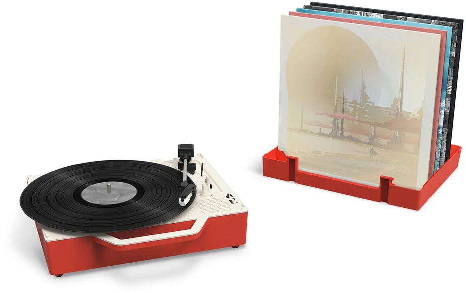 Patefonas Victrola Re-Spin VSC-725SB, Raudonos spalvos