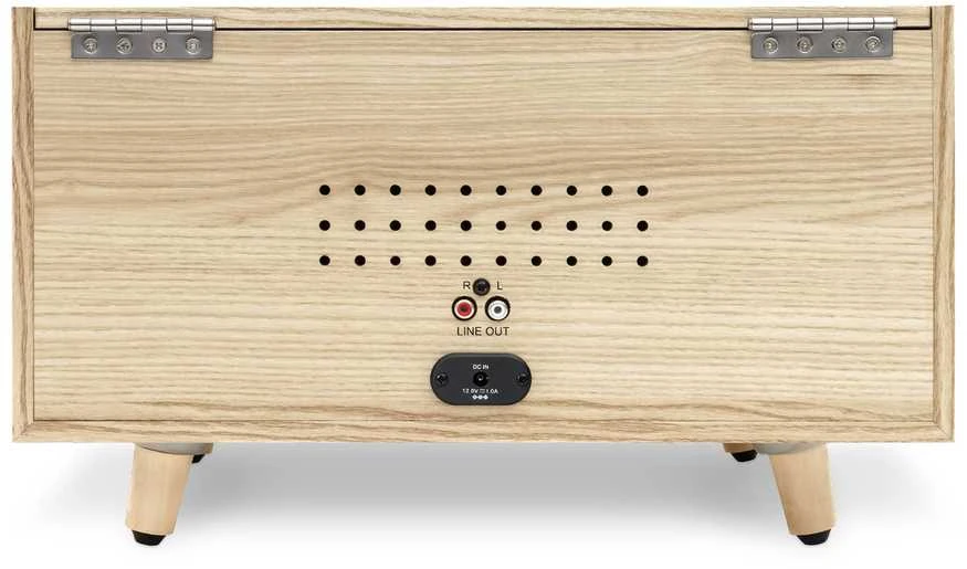 Daugiafunkcis grotuvas Victrola Century 6-in-1 VTA-820SB-NAT-INT su CD, kasečių ir patefono funkcija, smėlio spalvos