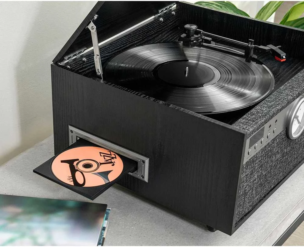 Patefonas Victrola Century VTA-830SB-BLK-INT, juodas