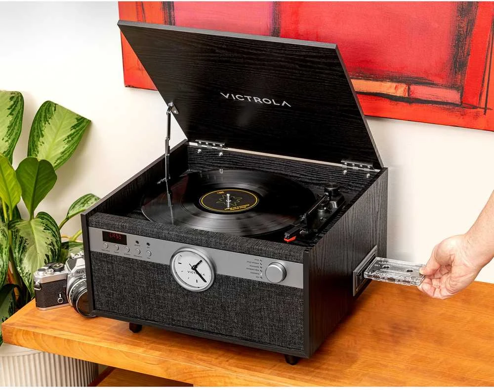 Patefonas Victrola Century VTA-830SB-BLK-INT, juodas