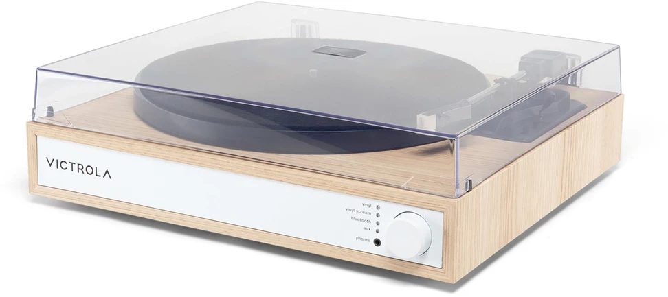Victrola VTS-1300-NAT-INT Harmony Turntable, rusvai gelsvas