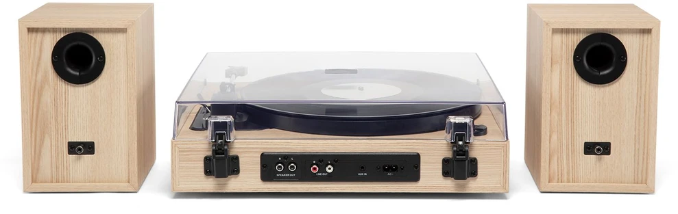 Victrola VTS-1300-NAT-INT Harmony Turntable, rusvai gelsvas