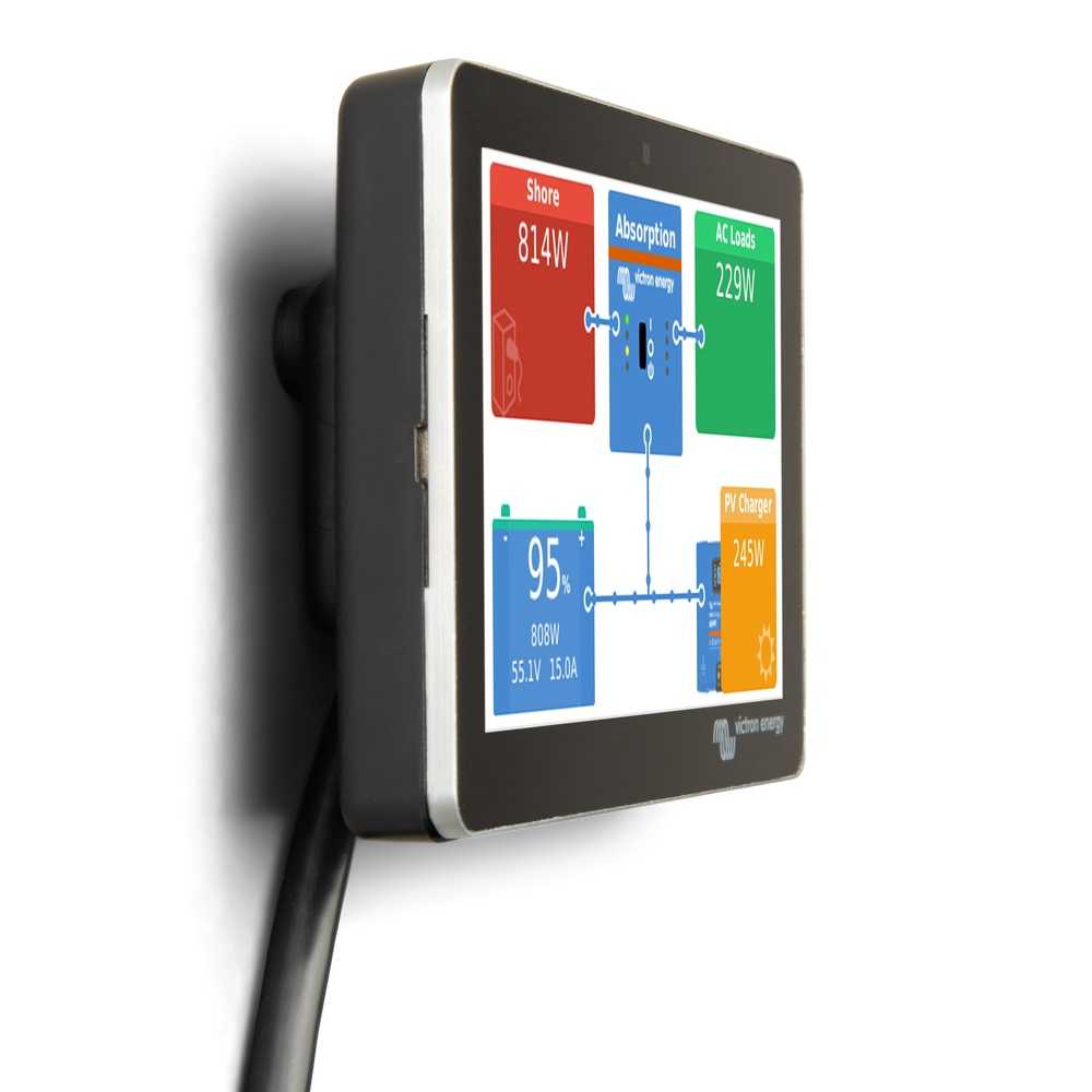 Victron Energy GX Touch valdymo pulto tvirtinimas prie sienos (BPP900465070)