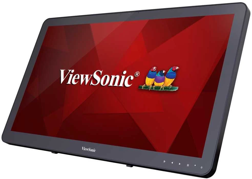 Monitorius ViewSonic 24" 16:9 (23,6") 1920 x 1080, SuperClear® VA, 10 taškų, PCAP su 200 nitų (lietimo modulis), VGA, HDMI, DisplayPort, 2 USB, garsiakalbiai, knygų stendo stilius