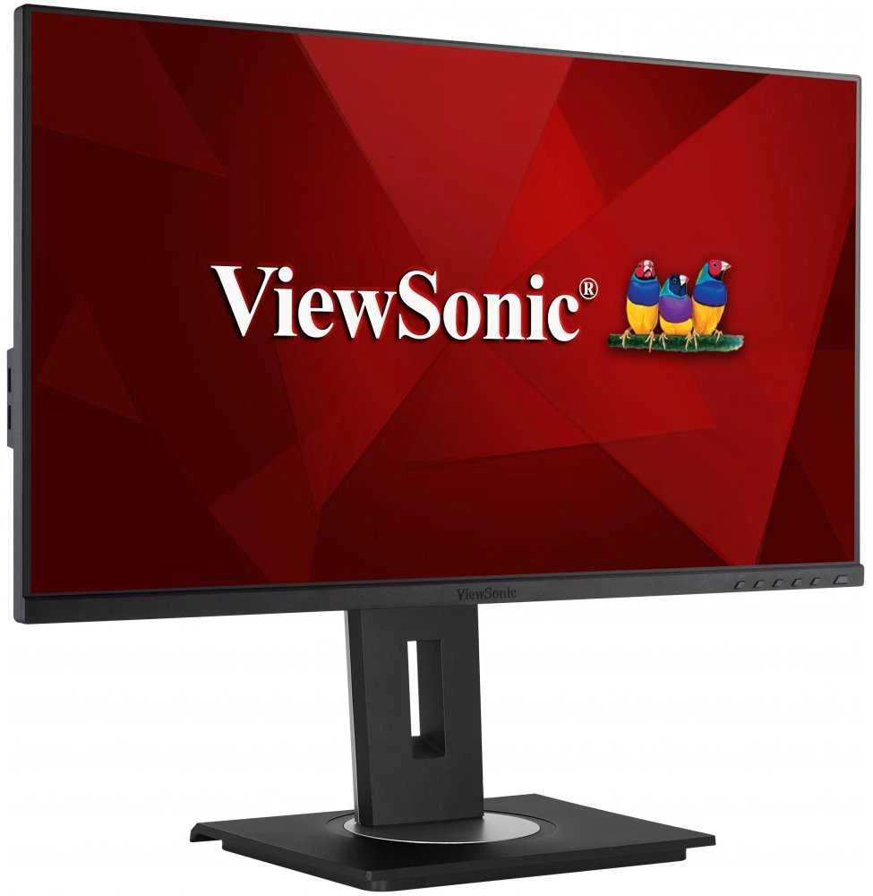 ViewSonic VG2448a-2 24 colių „Full HD Monitorius SuperClear® IPS LED“ su berėme krašteliu trijose pusėse su VGA, HDMI, „DipsplayPort“, 4 USB jungtimis, garsiakalbiais ir visiškai ergonomišku stovu, dideliu pakreipimo kampu, dviejų krypčių pasukimu, plonam klientui montuojamu dizainu.