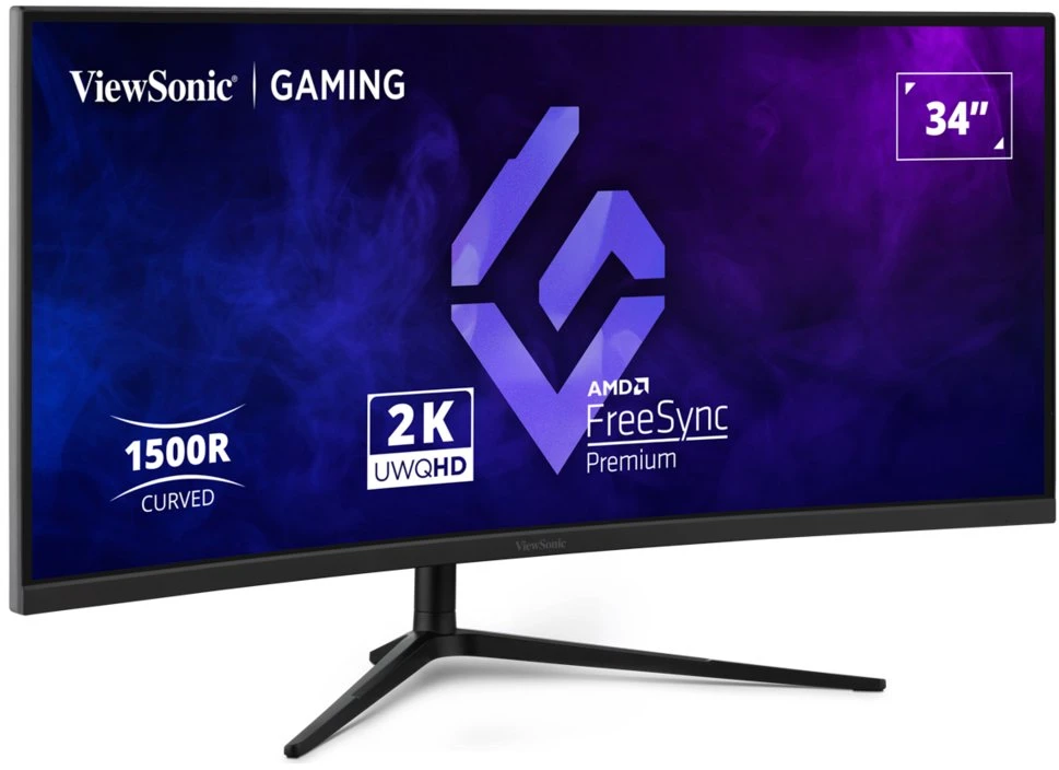 Monitorius ViewSonic VX3418C-2K - 34 colių | VA | UWQHD | 1 ms | 180 Hz