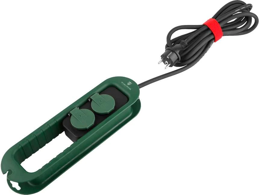 Viking tinklo prailginimo lizdas R247, 2x AC 230V, IP44, ilgis 4,7 m