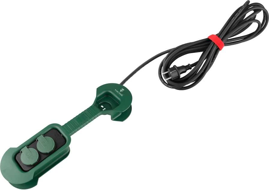 Viking tinklo prailginimo lizdas R280, 2x AC 230V, IP44, ilgis 8 m