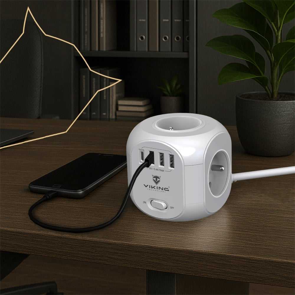 Viking AC Cube kintamosios srovės adapteris