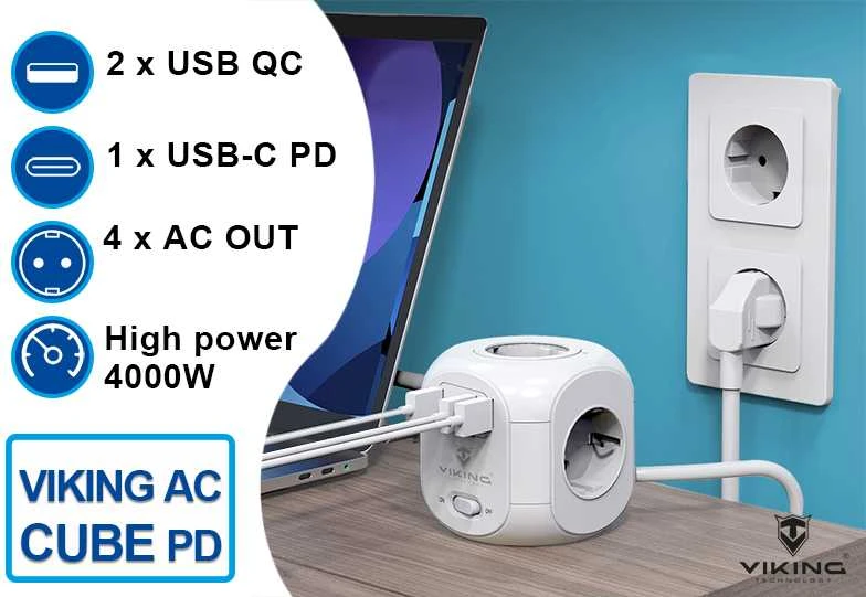 Viking AC Cube PD maitinimo adapteris
