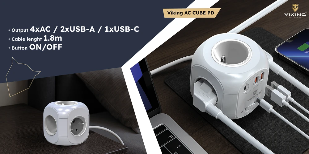 Viking AC Cube PD maitinimo adapteris