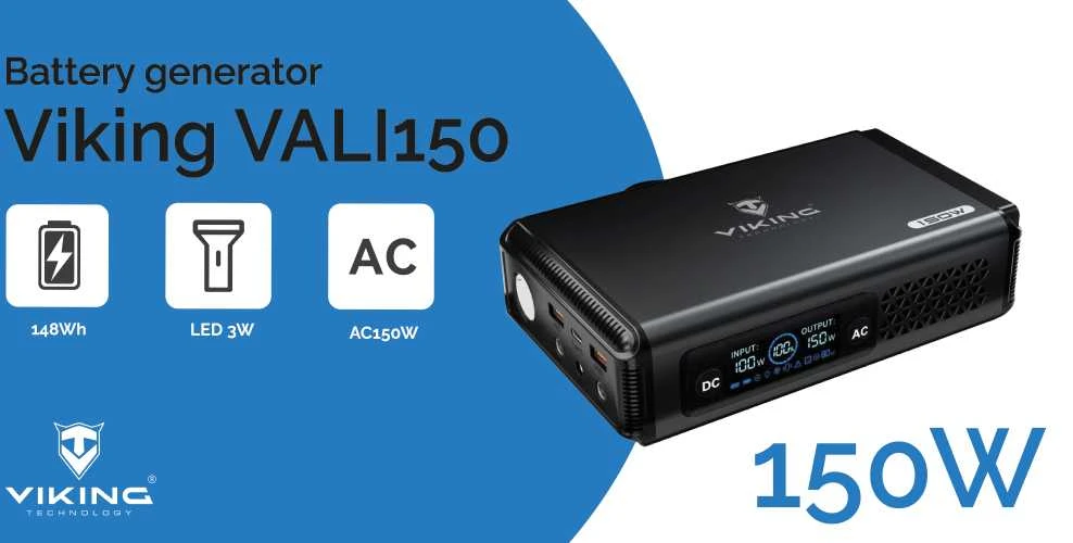 Vikingų elektrinės VALI150 1488 Wh