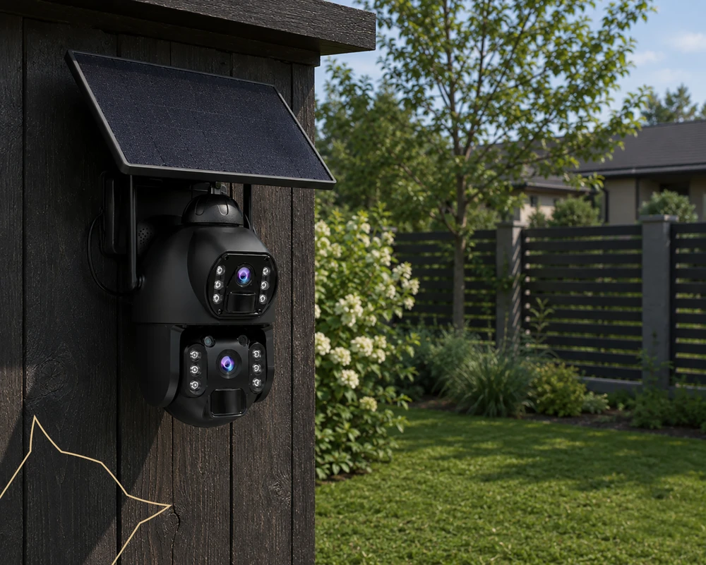 „Viking“ saulės energija varoma HD kamera HDs06 AOV 4G