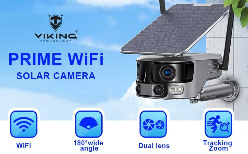 Viking saulės lauko 4K kamera PRIME-WiFi