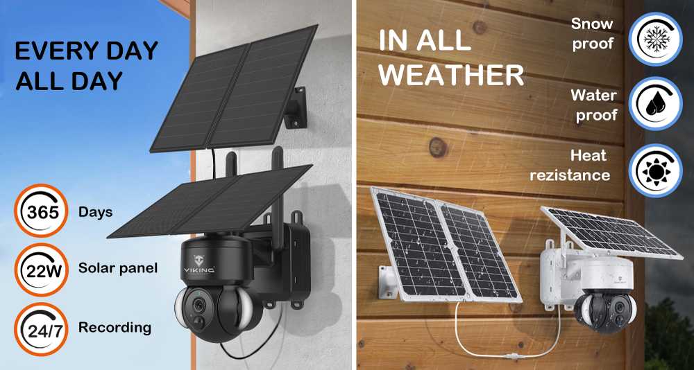 Viking Solar lauko HD kamera HDs02 4G, juoda
