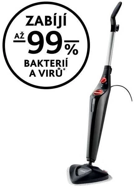 Vileda Steam Plus garų šluota, Juoda