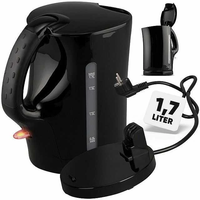 Clatronic WK 3819 electric virdulys 1.7 L 2200 W Juodas