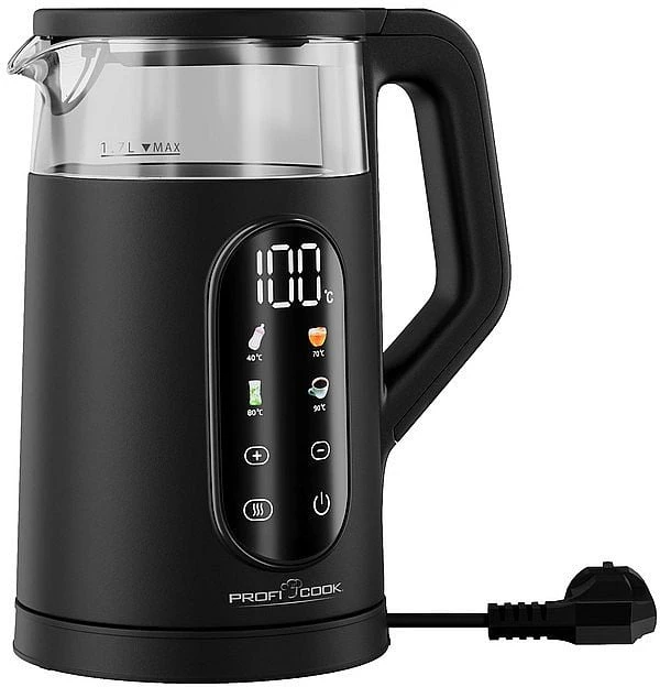 Profi Cook Elektrinis virdulys 1,7L PC-WK 1328 juoda PROFICOOK