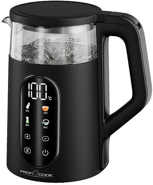 Profi Cook Elektrinis virdulys 1,7L PC-WK 1328 juoda PROFICOOK