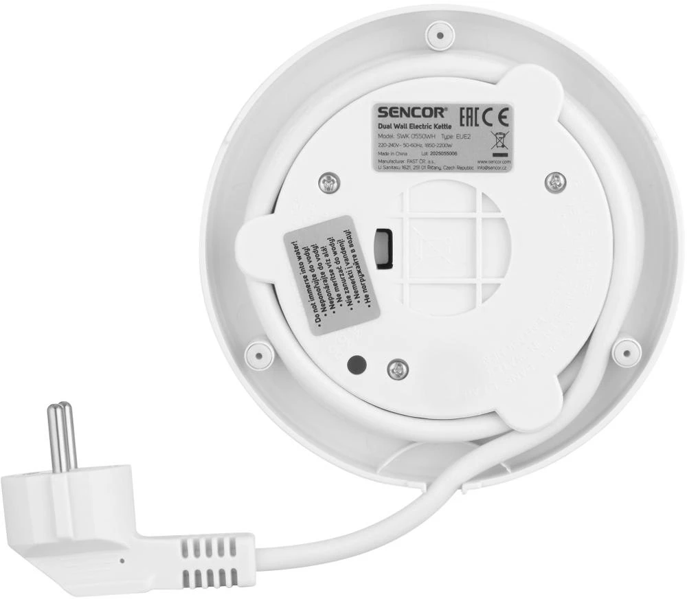 Virdulys Sencor SWK Elektrinis virdulys 0550WH