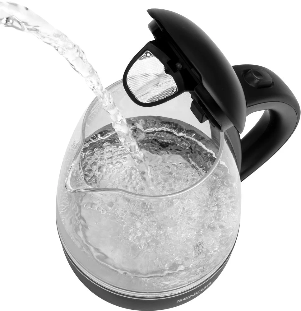 Sencor elektrinis virdulys, stiklinis 1,2l SWK2300BK
