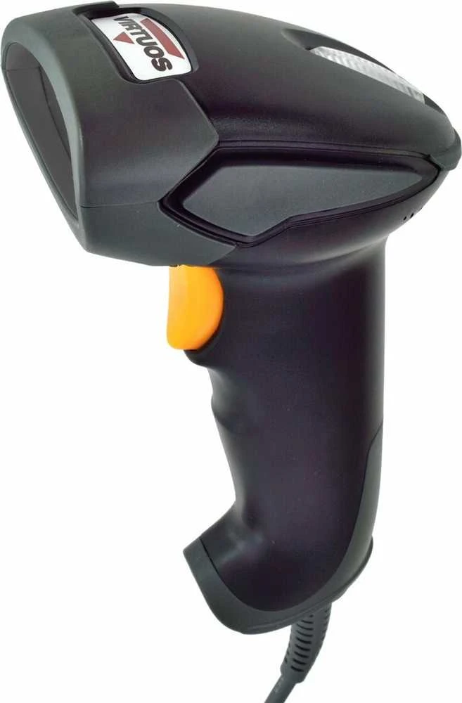 Virtuos HT-310A CCD skaitytuvas su oranžiniu mygtuku