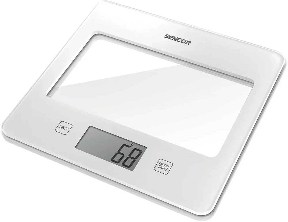 Sencor elektroninės virtuvinės svarstyklės 5kg SKS5030WH