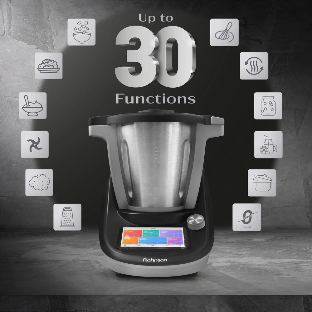 Virtuvinis kombainas ROHNSON R-5834 Mix 'n Cook Wi-Fi