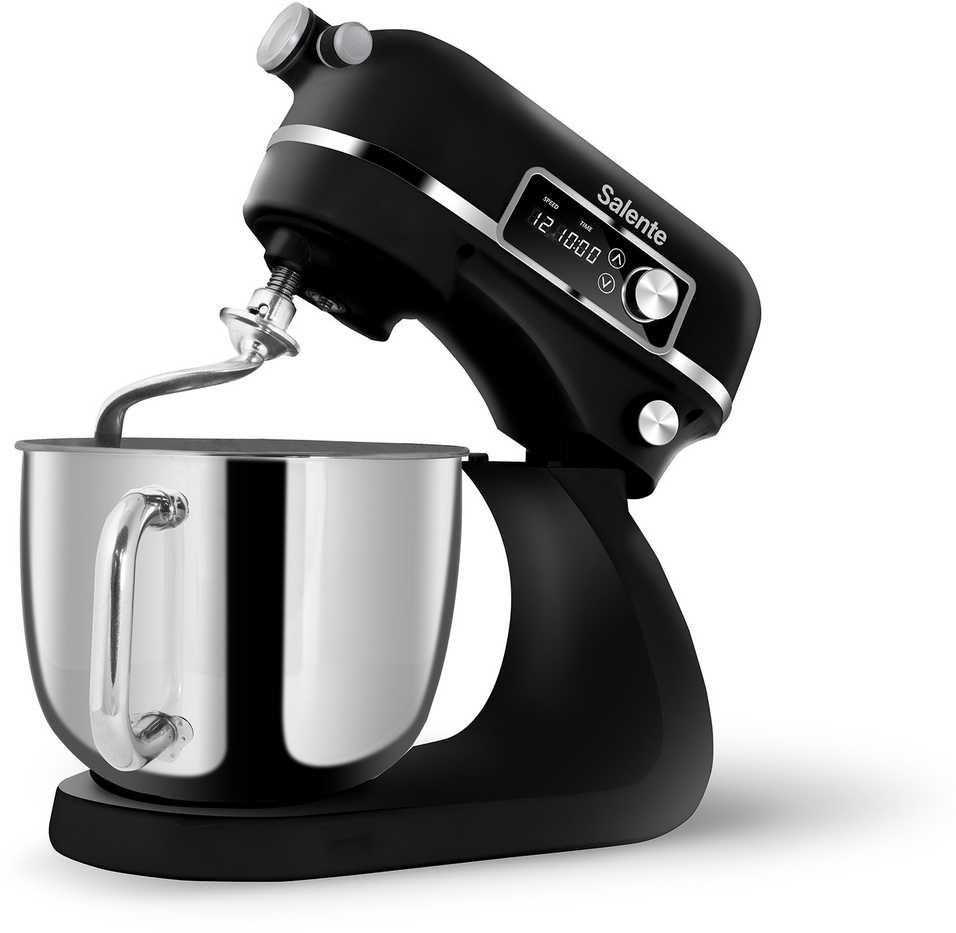 Virtuvinis kombainas Evolveo Salente DigiChef2, robot kuchenny, misa plieninė, 6 litrów, wyświetlacz cyfrowy, juoda