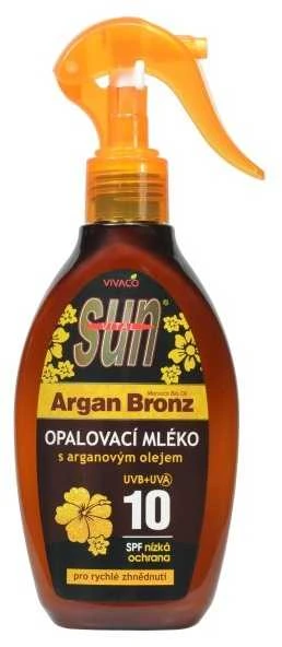 Vivaco Sun Argan Bronz Suntan Lotion Sun Losjonas kūnui unisex, 200 ml
