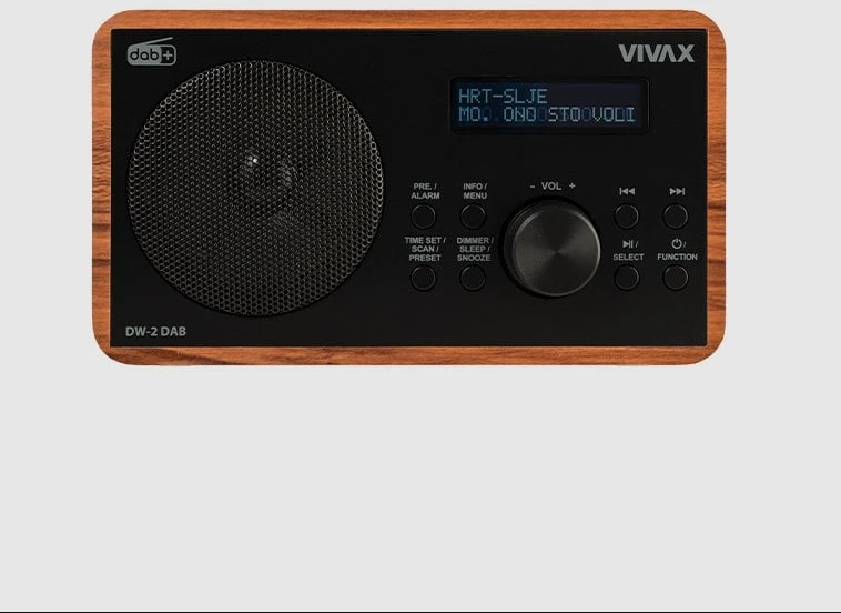 VIVAX DW-2 DAB WALNUT