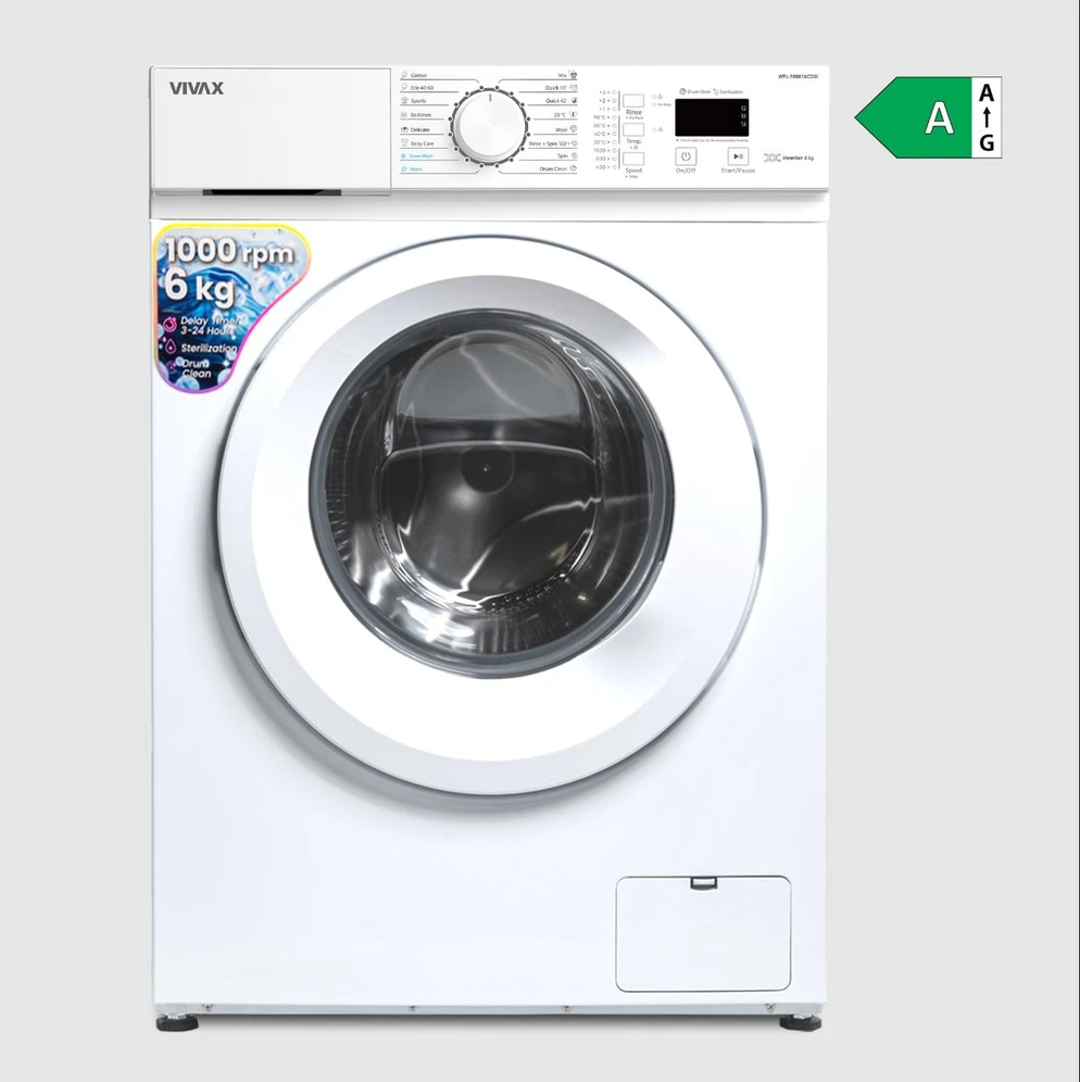 Skalbimo mašina Vivax WFL-100616CDSI
