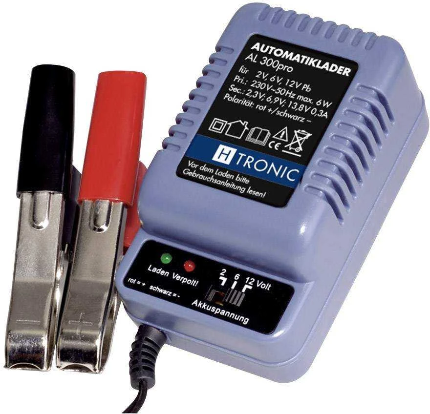 Voltcraft Įkroviklis švino akumuliatoriui AL 300pro 2V/6V/12V - 0.3A