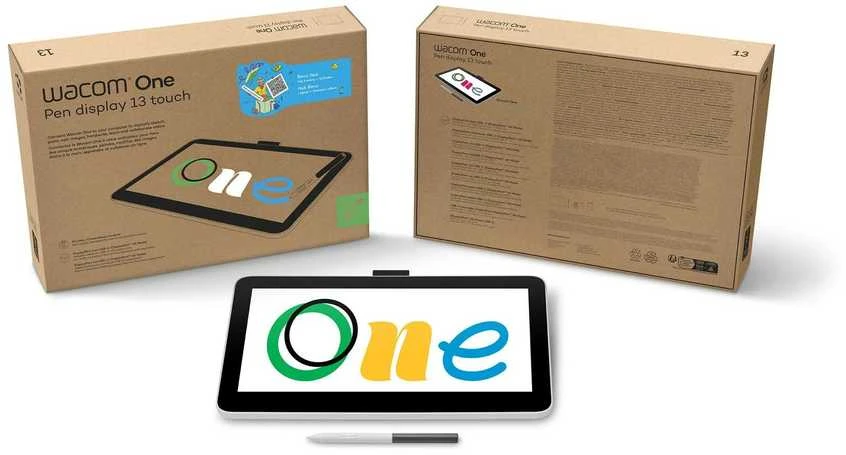 Wacom One 13 jutiklinių rašiklių ekranas
