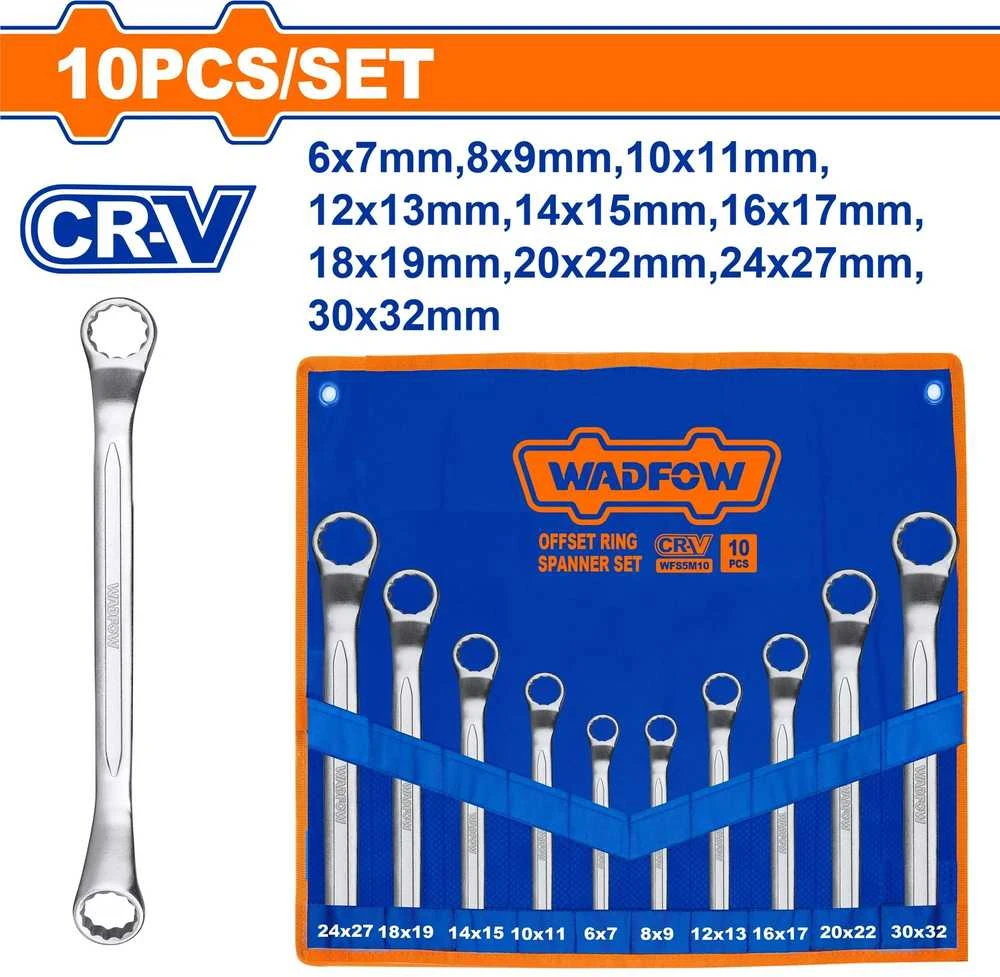 Wadfow Double-ended spanner set 10pcs