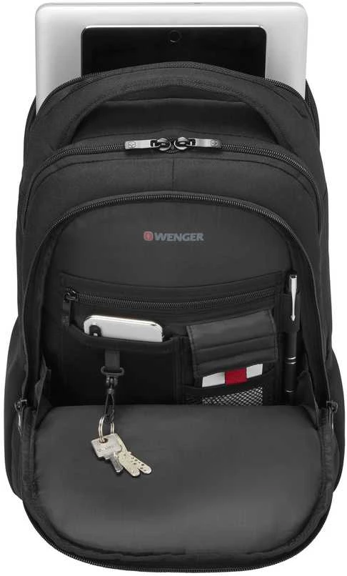 Rucksack for laptop WENGER fuse 600630 (15,6", juodos spalvos)
