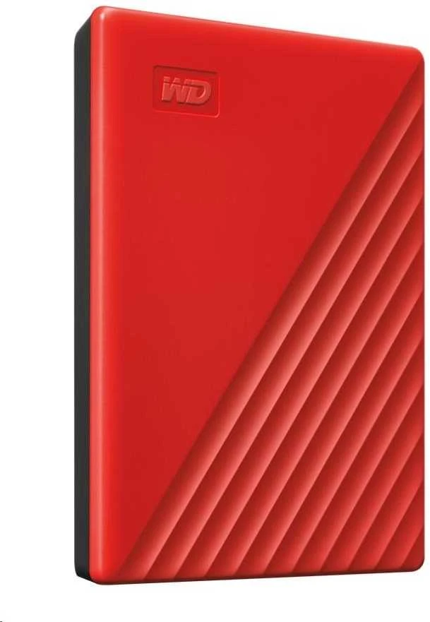 Išorinis kietasis diskas HDD Western Digital My Passport (2TB, USB 3.2), raudonas
