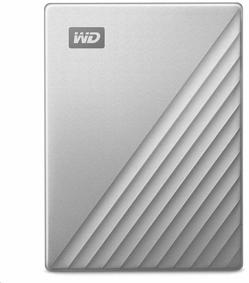 Western Digital „My Passport Ultra“ 4 TB nešiojamas išorinis kietasis diskas su USB-C/USB3.0 prievadu, 2,5 colio, metalinės apdailos, RTL