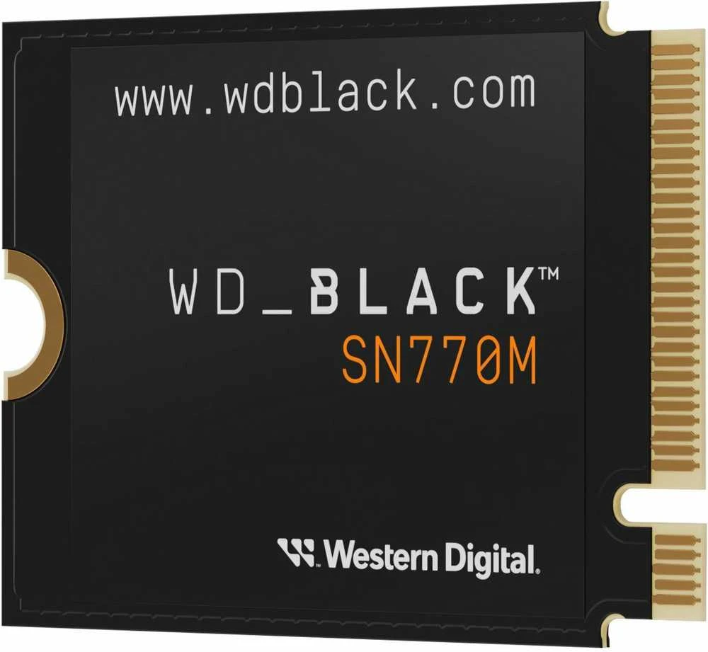WD Juodas SN770M 1TB M.2 2230 NVMe SSD POWERED BY SANDISK