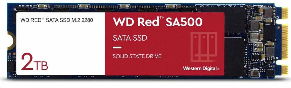 SanDisk WD Raudona SSD SA500 NAS 2TB SATA III 6Gb/s M.2 2280 Bulk