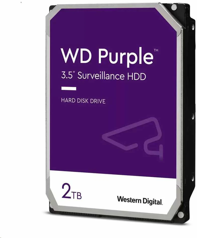 Western Digital HDD AV WD Violetinė (3.5'', 2TB, 256MB, 5400 RPM, SATA 6 Gb/s)