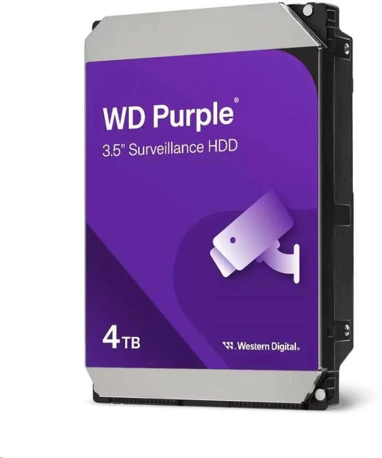Western Digital WD Violetinė 4TB CMR, 3.5'', 128MB, SATA 6Gbps