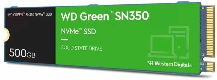 Sandisk WD Žalias SN350 NVMe SSD 500GB M.2 2280 PCIe Gen3